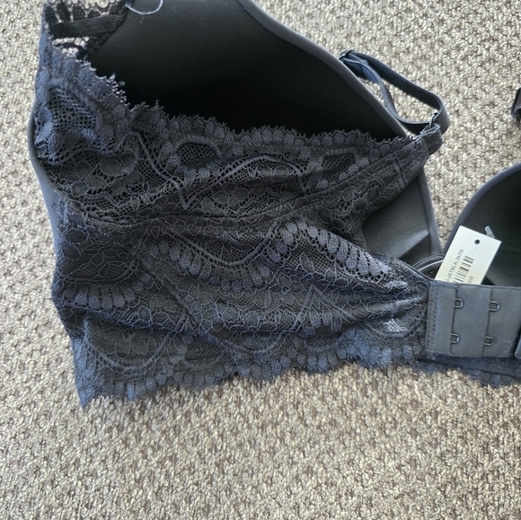 Adore Me Plunge Bra 38DD Black Janey Contour Support Lace Comfort Women … - Picture 11 of 13